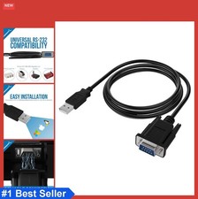USB to Serial Adapter DB9 9 Pin RS232 6FT Cable FTDI Chip Compatible