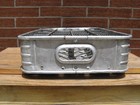 Vintage 1950s BENSON BOTTLING Metal 24 Soda Pop Bottle Crate Benson Minnesota — photo 4