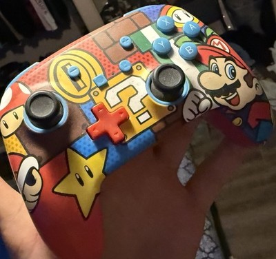 PowerA Super Mario Wired Controller for Nintendo Switch Model 1519764-02(Broken)