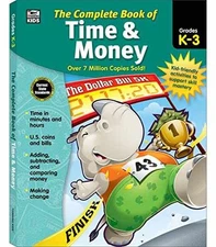 Carson Dellosa Complete Book of Time and Money - Paperback - Acceptable n