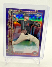 2025 Topps Holiday Corbin Burnes Purple #HC185 Chrome /299  