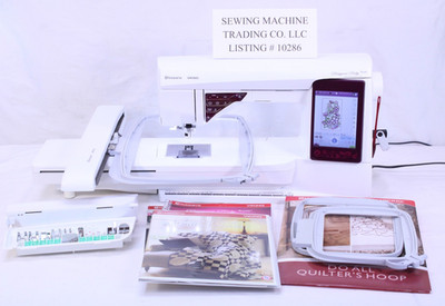 MINT HUSQVARNA VIKING DESIGNER RUBY ROYALE SEWING + EMBROIDERY MACHINE -30 HRS!