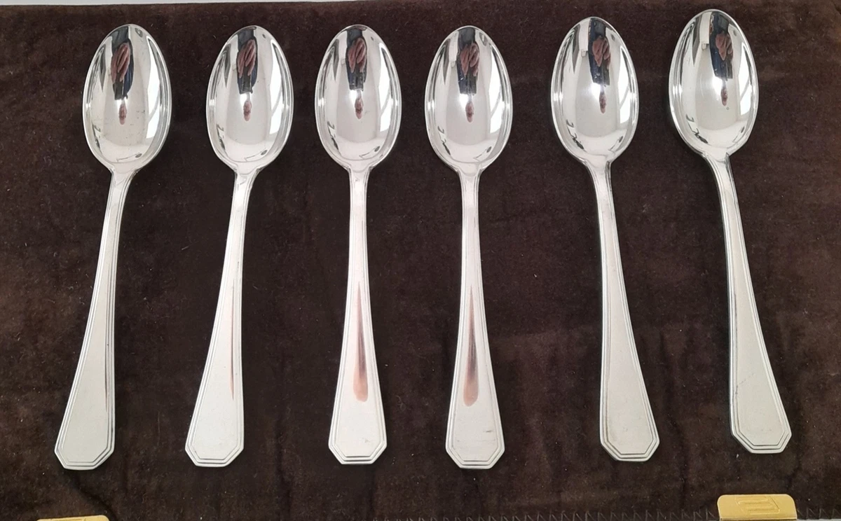 Set De Service Vintage EP Zinc Italy : Cuillère à Spaghetti Et De Service En Plaqué Argent