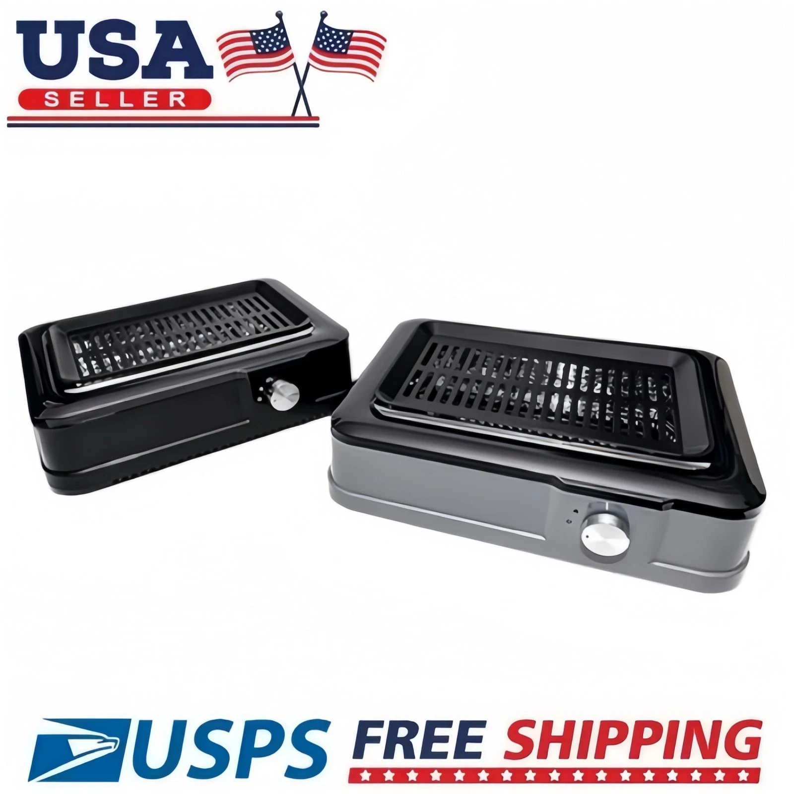 Smokeless Indoor Electric BBQ Grill 1660W - Portable Barbecue Flat Top Griddle
Opens in a new window