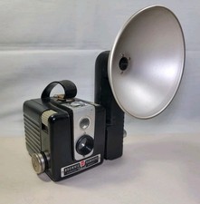 Vintage Kodak Brownie Hawkeye Camera Flash Model 1950's Vintage w/ Reflector
