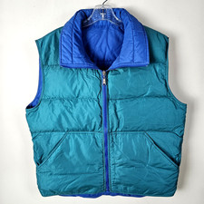 Vintage 90s EMS reversible Goose Down Puffer ...