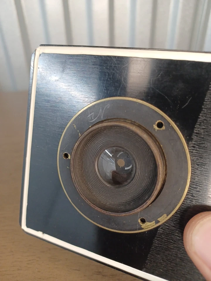 Vintage Large Format Camera Lens Brass With Flange Unbranded - Immagine 3 di 4