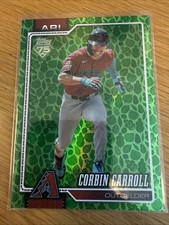 2026 Topps Series 1 - Corbin Carroll - Green Holiday leafs