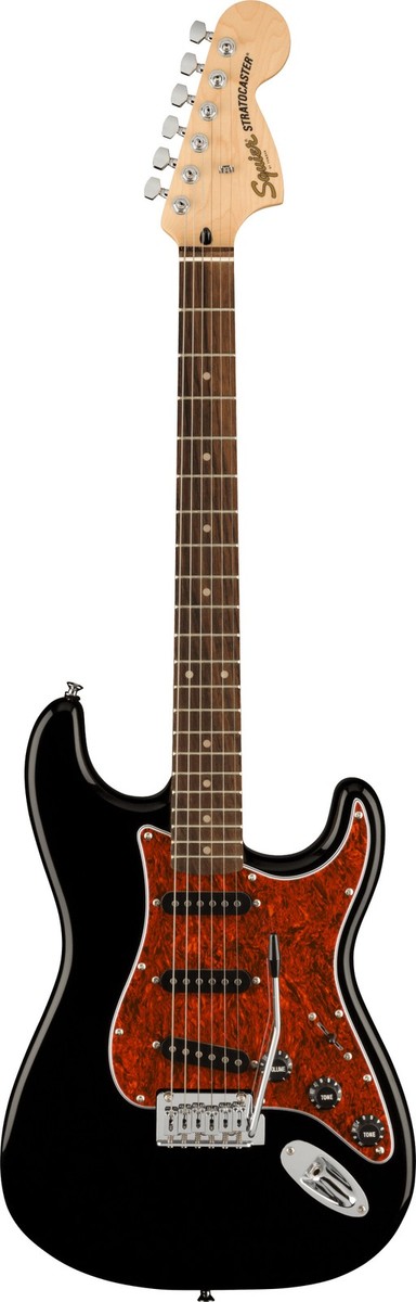 美品 SQUIER Affinity Stratocaster ラージヘッド Fender Squier Affinity Stratocaster - Black Limited Edition