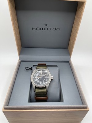 Hamilton Khaki Field Mechanical Men's Watch, 38mm Stainless Steel Case, Swiss Ma