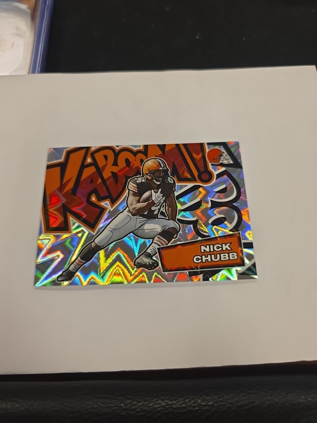 2022 Panini Absolute Kaboom! Nick Chubb Case Hit SP – Browns – #KH5 Horizontal