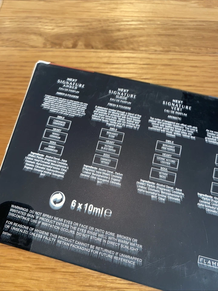 Next Signature Eau De Parfum Mens Gift Set 60ml In Total ( 6x10ml ) - Image 3 of 4