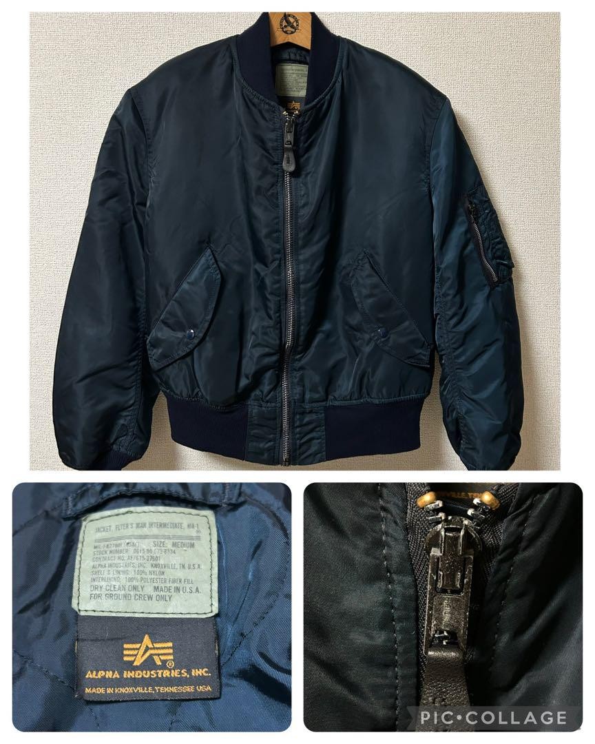ジャケット・アウター 90s ALPHA INDUSTRIES MA-1 US.AIR FORCE 80s~90s ALPHA MA-1 Flight Jacket 