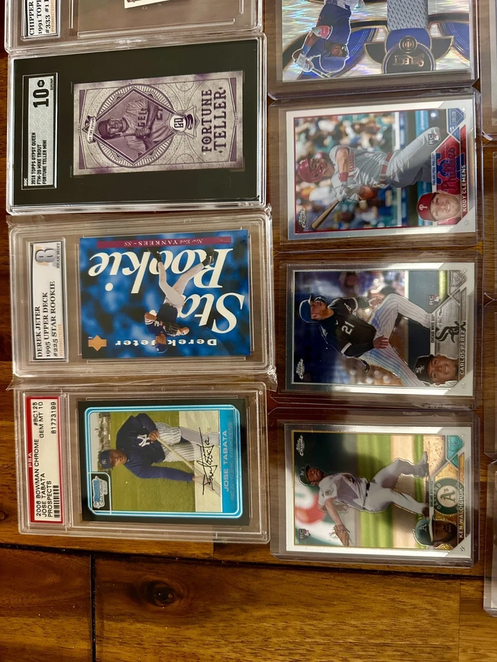 1991-2024 COLECCIÓN DE BÉISBOL DE NOVATOS, SERIE, AUTOS, CORTE, PSA 10 LOTE DE 40 Foto 2 de 4