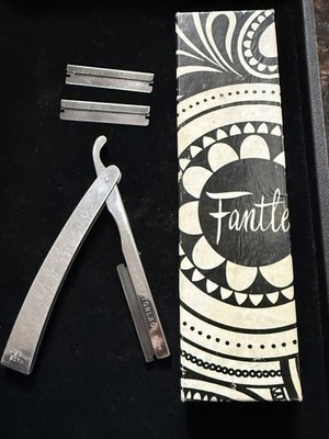 Vintage Weck USA Sextoblade Straight Razor W Box & 2 Extra Blades (R45)