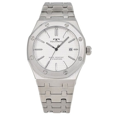 TECHNOS T9C07SS wrist watch Quartz Analog Silver Silver
