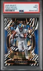 2025 Panini Select #21 Puka Nacua Zebra Shock PSA 9
