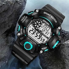 Men Waterproof Digital Sports Watch Military Tactical LED Backlight Wristwatch