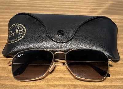 Ray-Ban RB3136 Caravan 181/71 55-15 Gold Metal Aviator 