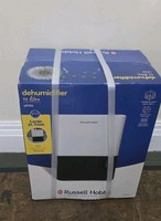 Russell Hobbs RHDH1001 10L/Day Dehumidifier 2L Tank White Continuous Drain