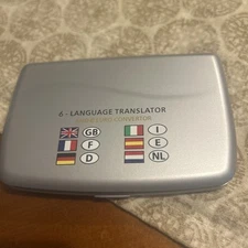 6 Language Translator Euro Convertor Spanish German Italian World time Data Bank