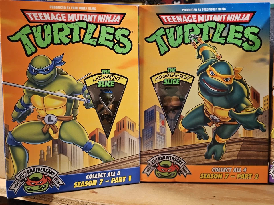 Teenage Mutant Ninja Turtles: Season 7 - Parts 1-4 (DVD, 2009) 25th Anniversary - Image 2 of 4