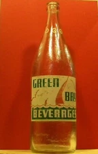 Green Bay Beverages 1958 32 ounces ACL Soda Pop Bottle Green Bay Wisconsin SB585