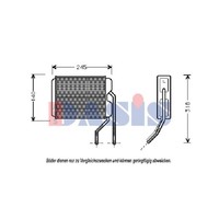 WäRmetauscher Innenraumheizung Passend FüR Daewoo Nexia Espero 205X140X50