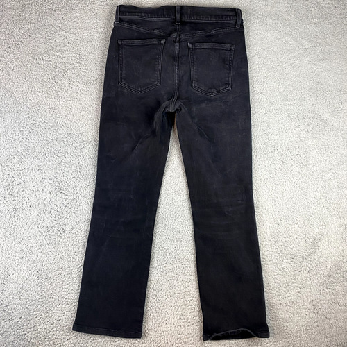 AYR Jeans Womens 30x27 Black Straight Stretch Designer Made in USA Grunge - Picture 8 of 13