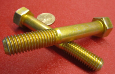 Cap Screw Bolt, PT, GRADE 9 Yellow Zinc Chromate 5/8''-11 x 4.00'' Length, 5 Pcs