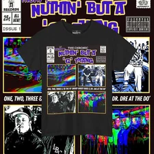  Dr Dre Nuthin But A G Thang The Chronic  Ricky P Comic Unisex Heavy Cotton Tee