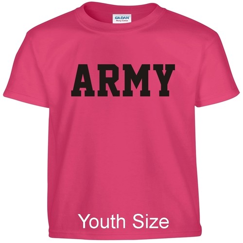 US ARMY Kids Boys Girls T Shirt Child Children YOUTH FIT Tee T Shirt - Picture 17 of 25