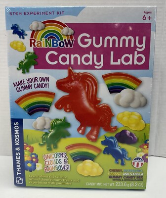 Thames & Kosmos Rainbow Gummy Candy Lab STEM Experiment Kit Brand New Sealed US1
