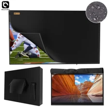 Heavy Duty Outdoor TV Cover 30"-65" Waterproof Weatherproof Television Protector