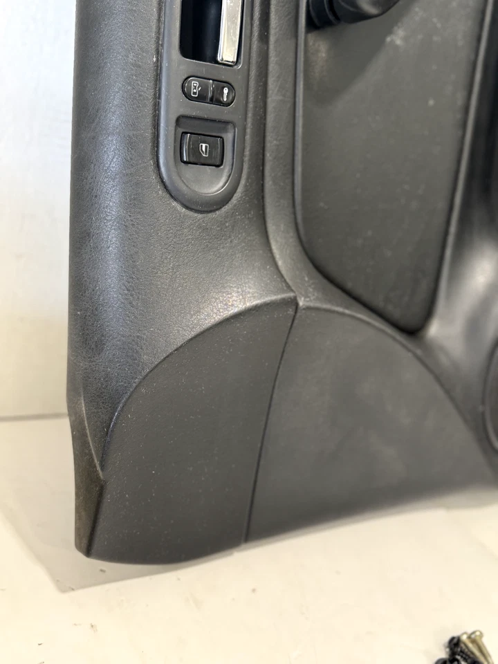 VW JETTA 1999-2004 PASAJERO DELANTERO DERECHO CUERO PUERTA NEGRA TARJETA OEM Foto 4 de 4