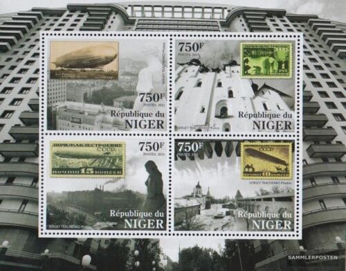 Niger 2388-2391 mały łuk (komplek. Wysg.) czysty 2013 Rosyjski Zeppelin Phi - Zdjęcie 1 z 1