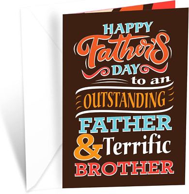 Greetings Father'S Day Card for , Made in America, Eco-Friendly, Thick Card Stoc