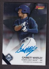 Garrett Whitley 2015 Bowman's Best Best of 2015 On Card Autograph B15-GW