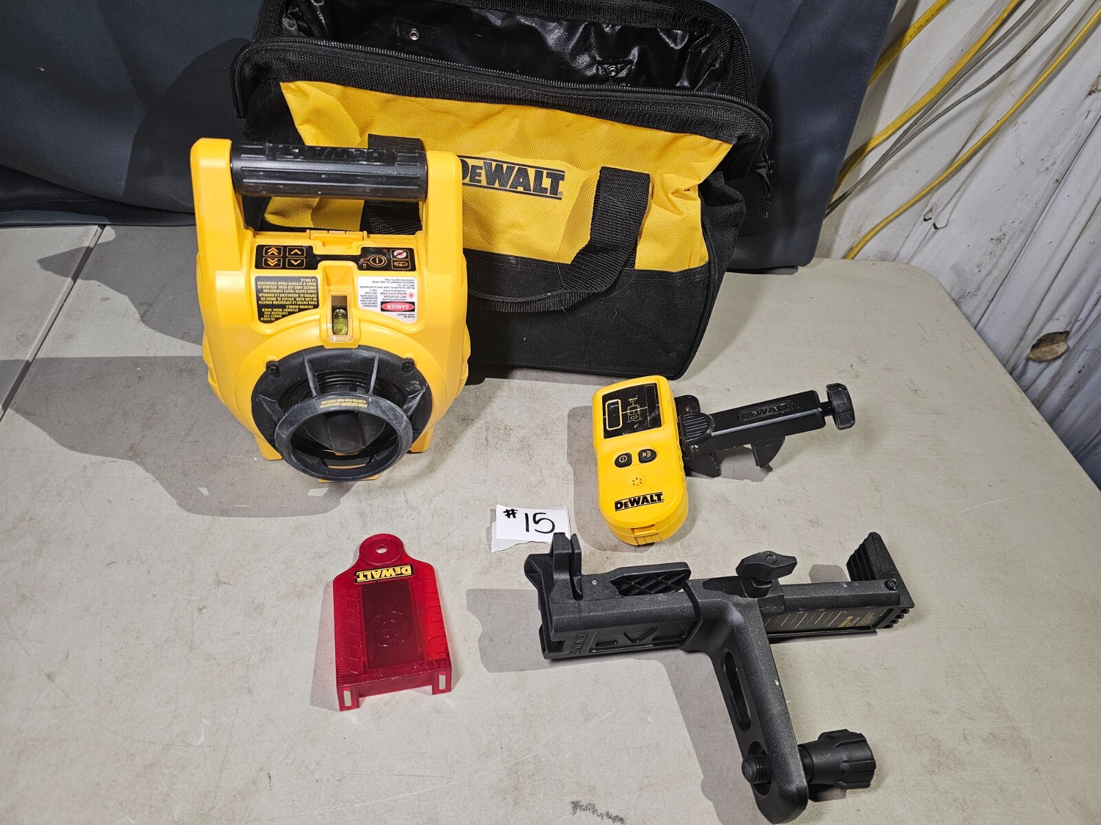 DEWALT DW074KD 150FT Red SelfLeveling Rotary Laser Level Tool Only 15