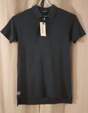 Soulcal&Co | Mens Navy Blue Collared Polo Short Sleeve Logo T-Shirt / Size Small