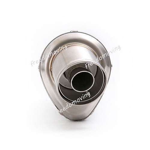 For Ducati Scrambler Monster 797 ICON CLASSIC Mid Exhaust Link Pipe Muffler Tips - Picture 7 of 13