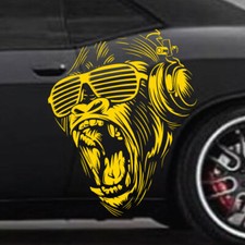 Gorilla King Kong Side Hood Decal Car Truck Vehicle Graphic Pickup Glasses USA