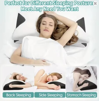 Cuscino Ergonomico Regolabile - Ortopedico Con Doppia Onda Regolabile | Antiacaro E Lavabile Cuscino Cervicale Memory Foam - Foto 4