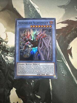 Yugioh Vendread Scavenger Super Rare POTE