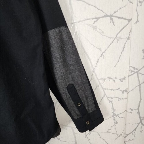 Descendant of Thieves by Dres Ladro Colorblock Cotton Shirt | Men's M - Picture 6 of 10