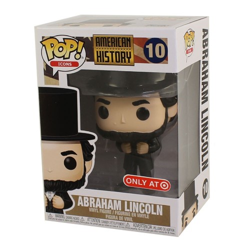 Funko POP! Icons American History Vinyl Figure - ABRAHAM LINCOLN #10 *Target Ex*