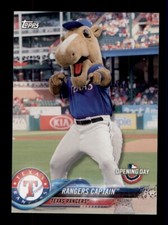 2018 TOPPS OPENING DAY MASCOTS #M-24 RANGERS CAPTAIN TEXAS RANGERS