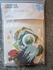 CREATIVE MEMORIES - LEAVE NOTHING BEHIND Embellishments 2022 NEW hiking outdoors