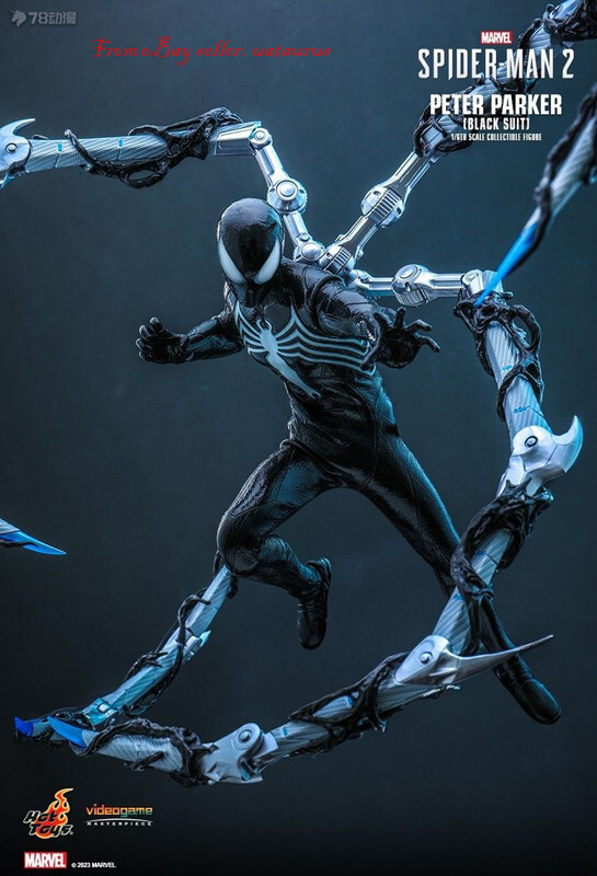 Hot Toys 1/6 Vgm56b Spider-Man 2 Peter Parker Black Suit