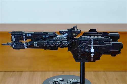 Halo Spacecraft Spaceship Model Battles Ship Resin Figure Painted Toy Gifts - Picture 1 of 6